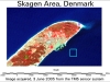 Landsat TM5 image of the Skagen area of Denmark