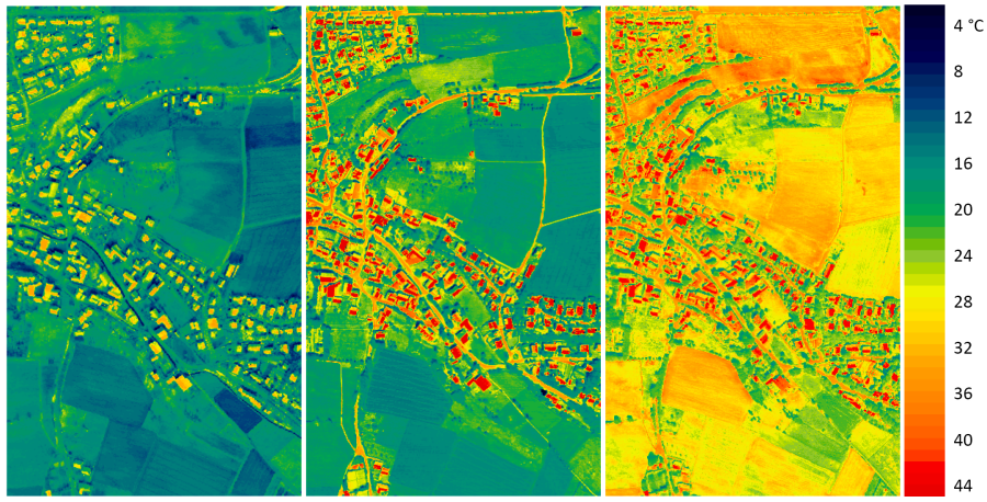 Thermal images of Dahl near Paderborn