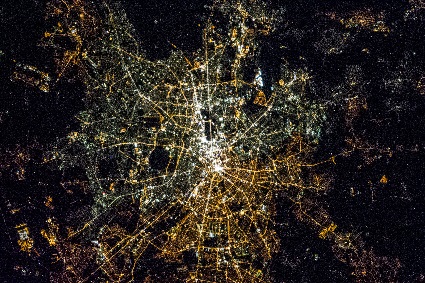 Berlin at night