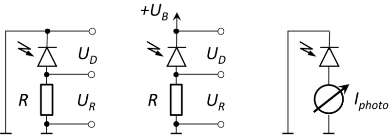 Basisopstellingen van een fotodiode