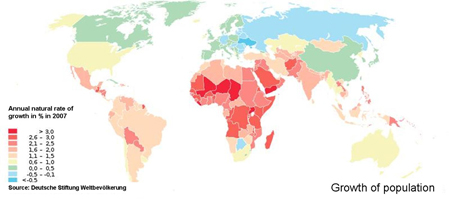 Natural annual increase