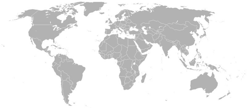 Map of the world