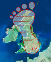De ecologische voetafdruk van Londen
