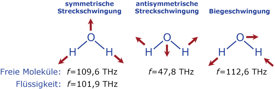 Schwingungen des Wassers