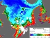 Chlorophyll concentration in the North Sea and Skagerrak Region, 16.03. - 23.03.2009