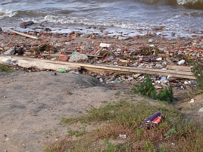 Pollution on the Baltic Sea Coast