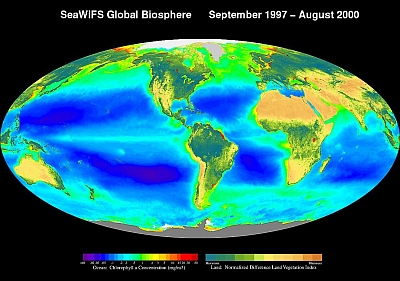 Global biosphere map