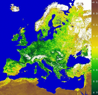 NDVI in Europe