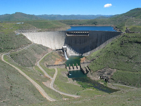 Katsedam in Lesotho