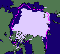 Arctic Sea Ice Extent September 2002