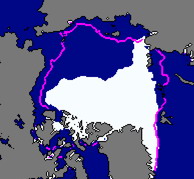 Arctic Sea Ice Extent September 2007