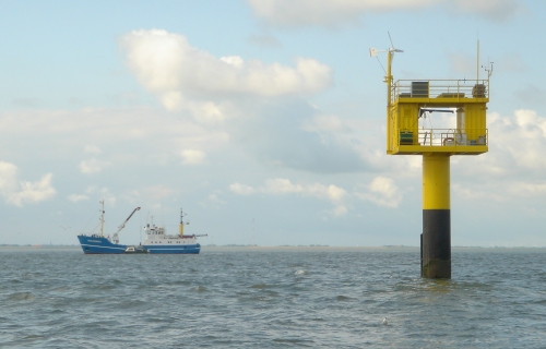 Time series station near Spiekeroog