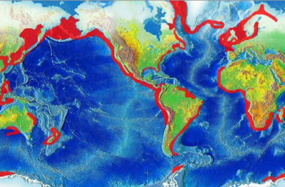 Major coastal upwelling areas